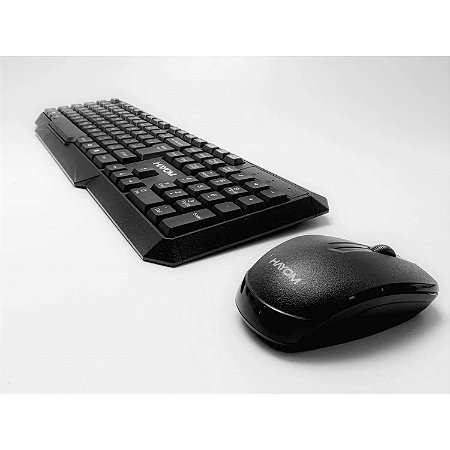 Kit Mouse e Teclado Office Sem fio Hayom TC3210