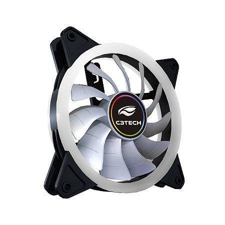 Cooler FAN C3 Tech com LED 7cores 120mm - F7-L140M