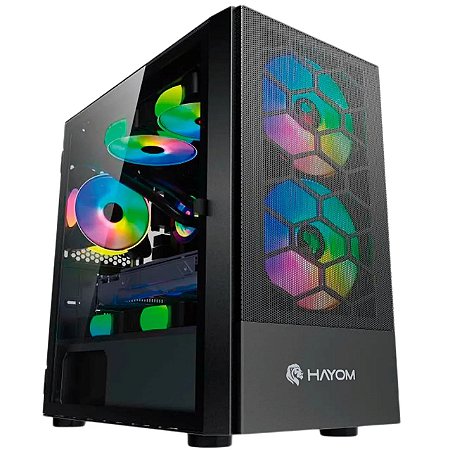 Gabinete Gamer GB1714 Hayom Mid Tower C/ Cooler Rgb