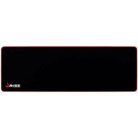 MousePad Mouse Pad Gamer Rise Extended 90x29 cm Zero Vermelho RG-MP-06-ZR