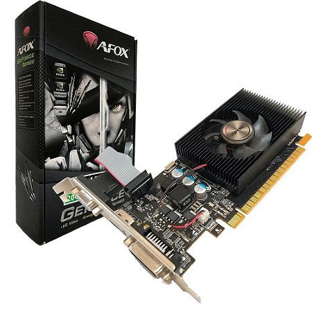 Placa de Vídeo Afox Geforce GT 420 2GB DDR3 HDMI DVI VGA