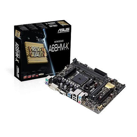 Placa-Mãe Asus A68HM-K DDR3 Fm2 Chipset A68 PCIE 3.0 USB 3.0