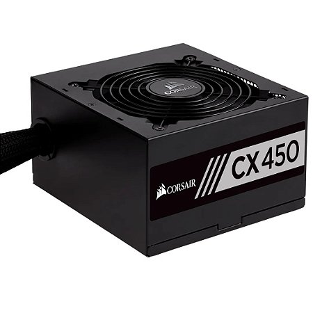 Fonte Corsair CX450 80 PLUS BRONZE 450w - CP-9020120-WW