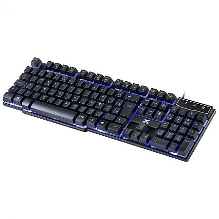 Teclado Gamer Semi-Mecânico Hydra com LED ABNT2 - VX Gaming