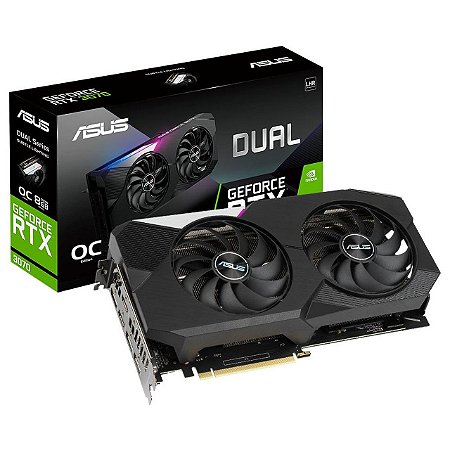 Placa de Vídeo Asus NVIDIA GeForce RTX 3070 Dual 8GB GDDR6