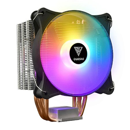 Air Cooler para Processador Gamdias Boreas E1-410 Lite RGB 120mm