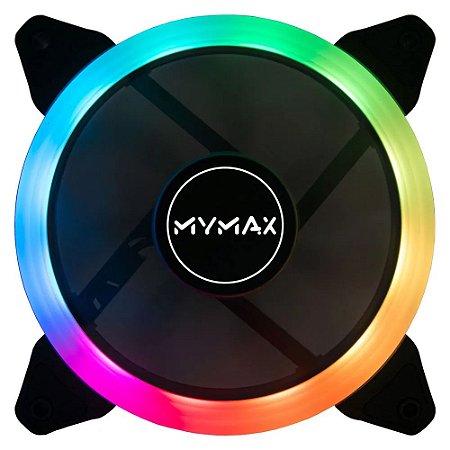 Cooler Gabinete Fan Mymax 120mm Aura Led RGB MYC/SR12025-5CF