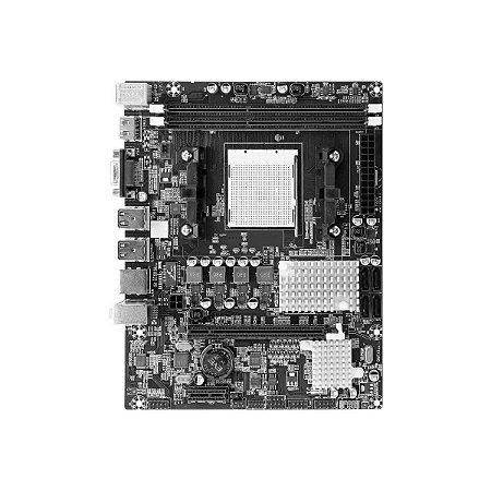 Placa mãe Bluecase BMB78-D2 Bulk DDR3 AM3+ Chipset AMD 760G mATX