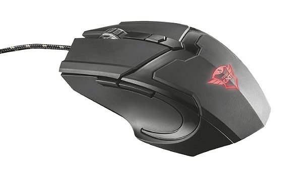 Mouse Gamer Trust GXT 101 Gav 4800Dpi 6 Botões Preto - 21044