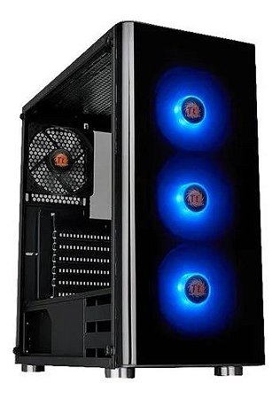 Gabinete Thermaltake V200 TG RGB Lateral Vidro Temp CA-1K8-00M1WN-01