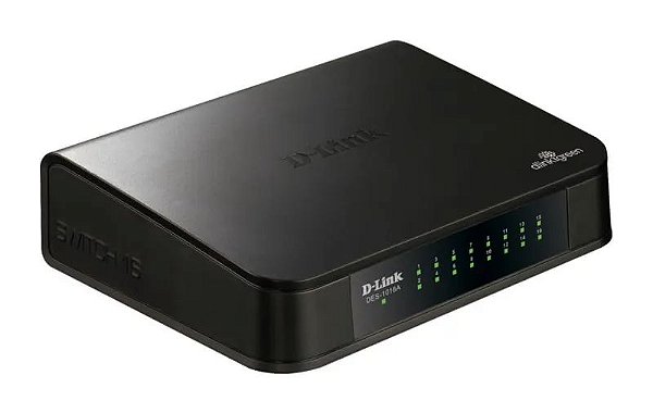 Switch de Escritório 10/100Mbps D-Link DES-1016A 16 Portas