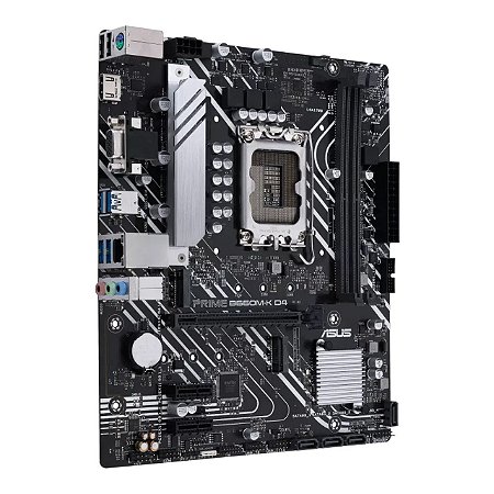 Placa Mãe Asus Prime B660M-K D4 Chipset B660 Intel LGA 1700 mATX DDR4