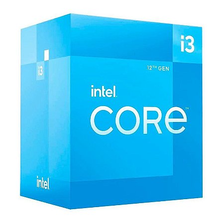 Processador Intel Core i3 12100 3.3GHz (4.3GHz Max) 12ª Geração LGA 1700 - BX8071512100