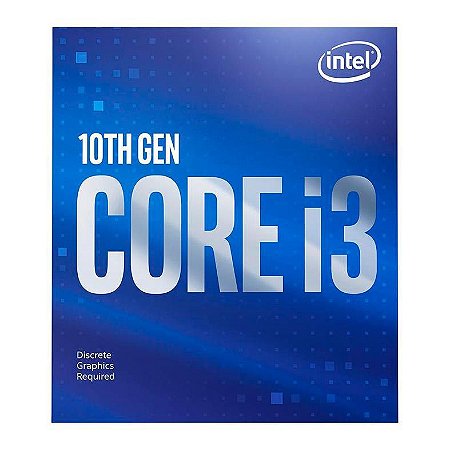 Processador Intel Core i3 10100F 3,60Ghz 10ªG LGA 1200