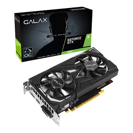 Placa de Vídeo Galax NVIDIA GeForce GTX 1650 OC 4GB GDDR6