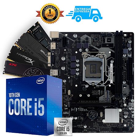Kit Upgrade Gamer Intel i5 10400F +Placa mãe B560m +8GB DDR4