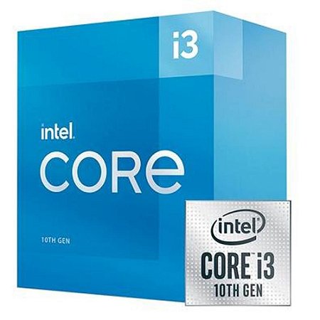 Processador Intel Core I3-10105F Cache 6MB 3.7GHz LGA 1200