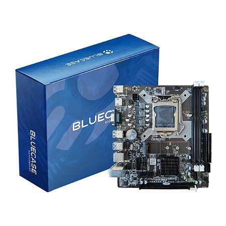 Placa mãe Bluecase Intel H81 lga 1150 DDR3 Rede 1000 M.2 - BMBH81-D3HGU-M2  - Blue Sky Informática - 10 Anos !
