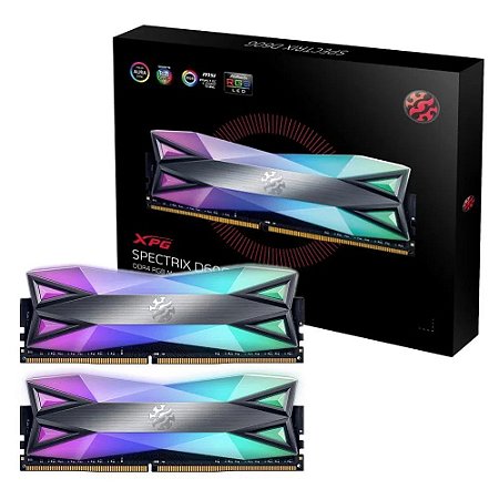 Memória ADATA XPG Spectrix D60G RGB 16GB 2x16gb DDR4 3600Mhz