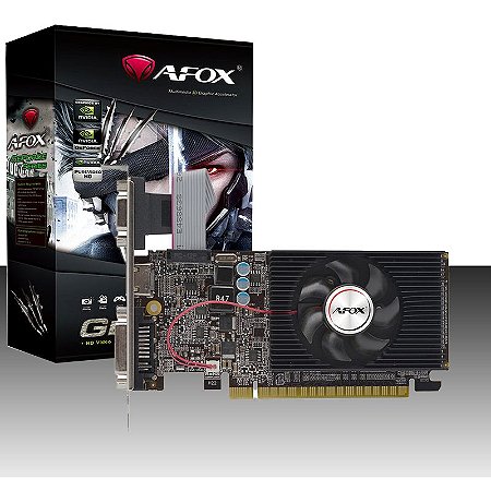 Placa De Vídeo Afox Nvidia GT 610 1Gb Ddr3 - AF610-1024D3L5