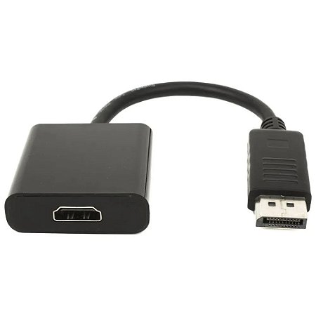 Cabo Adaptador Conversor DisplayPort Macho Para HDMI Fêmea