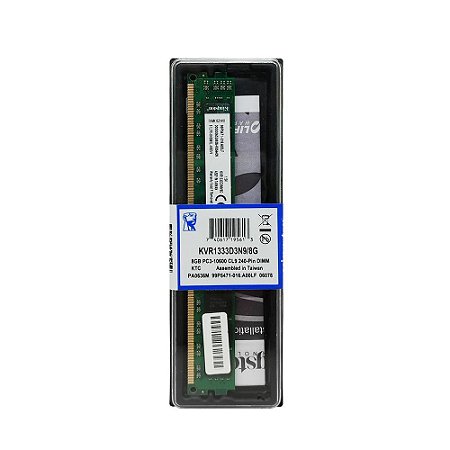 Memória Ram 8GB DDR3 1333MHz Kingston - CL9 - KVR1333D3N9/8G