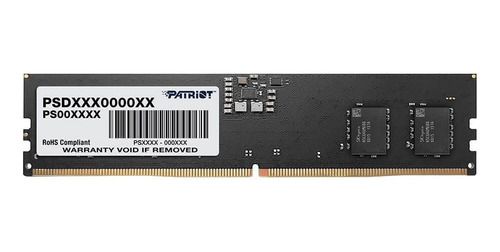 Memória Patriot Signature 16GB 5200MHz DDR5 - PSD516G520081