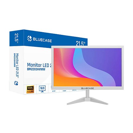 Monitor Bluecase 21,5" Branco 75HZ LED Full HD BM22X3HVWW