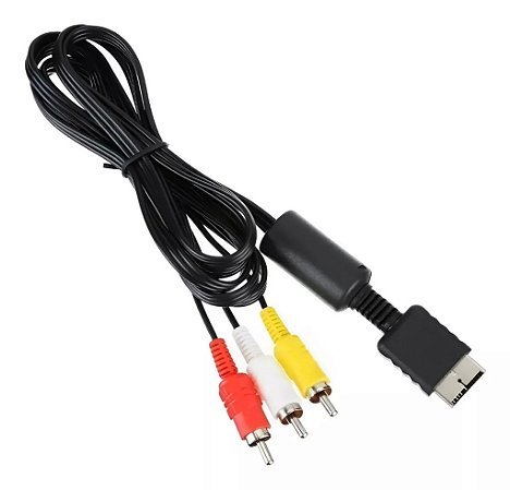 Cabo  Playstation 2 para Áudio e Vídeo RCA Niquelado - MD9