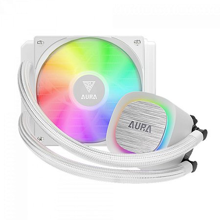 Water Cooler Gamdias Aura GL 120 V2 120mm ARGB Branco