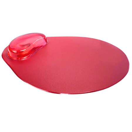 Mousepad da MD9 base para Mouse com Apoio em Gel Vermelho