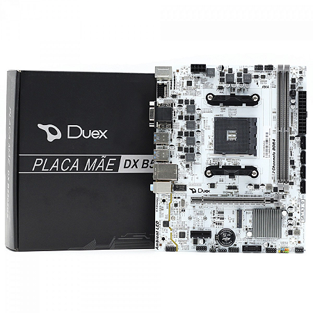 Placa Mãe Duex DX B550ZG-S M2 Chipset B550 AMD AM4 mATX DDR4