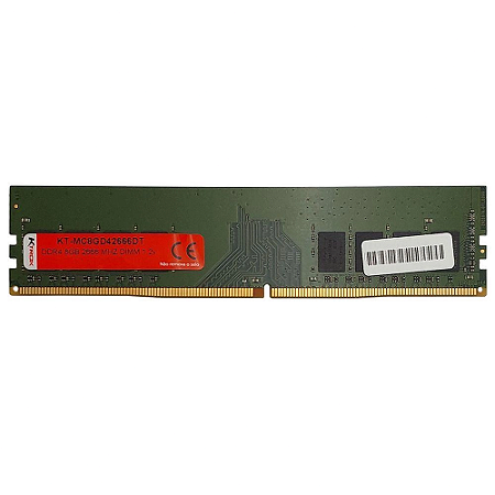 Memória Ktrok 8GB DDR4 2666MHz Verde - KT-MC8GD42666D