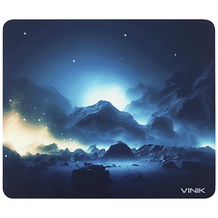 Mousepad Vinik Horizon Preto e Azul Médio 32x27x1cm - MPH32