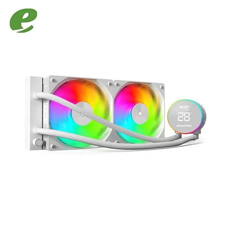 Water Cooler Acer AC240N Branco ARGB 240mm LCD de Temperatur