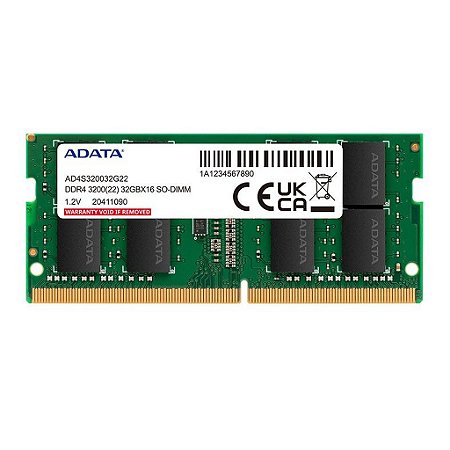 Memória Notebook Adata 16GB DDR4  3200MHz AD4S320016G22 -SGN