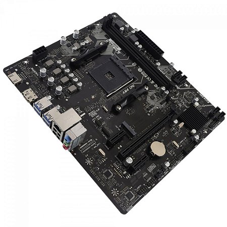 Placa Mae Biostar A520M DDR4 AM4 M-ATX Chipset AMD A520MH