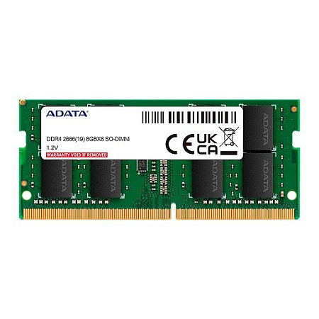 Memória Notebook Adata 8GB DDR4  2666MHz - AD4S26668G19-SGN