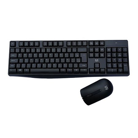 Kit Teclado Mouse Multi TC270 Multimídia USB Sem Fio 2.4Ghz