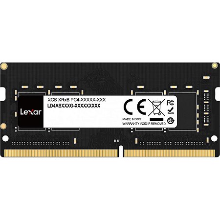 Memória RAM para Notebook Lexar DDR4 16GB 3200MHz LD4AS016G
