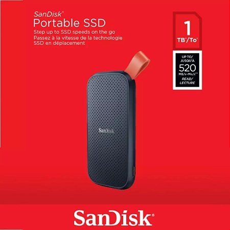 SSD Externo Portátil 1TB Interface USB 3.2 SanDisk Original