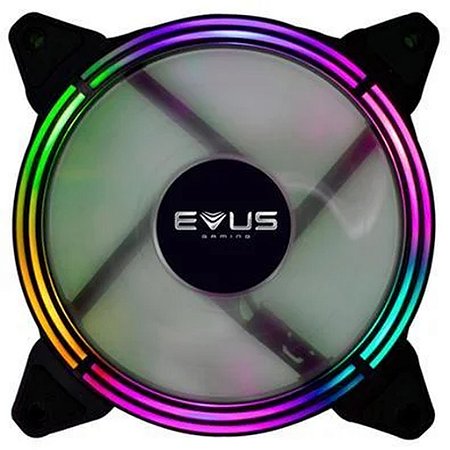 Cooler Fan Ventilador Gamer Evus Double Ring F12D-Argb