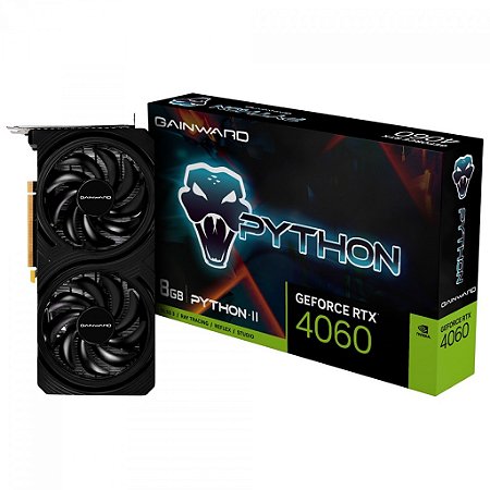 Placa De Vídeo RTX 4060 8GB GDDRD6 128B PYTHON Ray Tracing