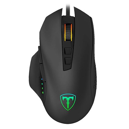 Mouse Gamer T-dagger Captain Black Led RGB 8000Dpi T-TGM302