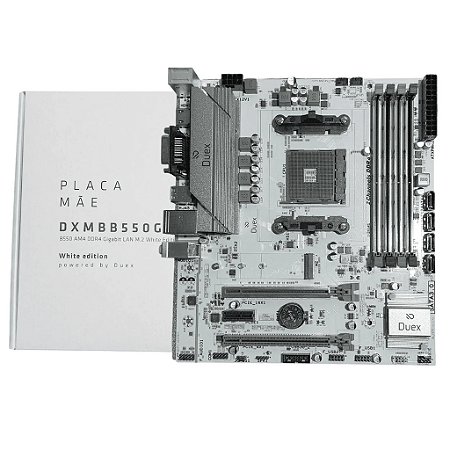 Placa Mãe Duex DXMB B550G AM4 DDR4 Micro ATX - DXMBB550GW