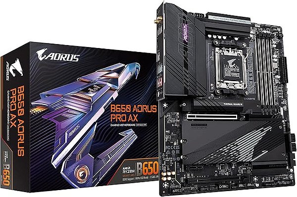 Placa Mãe Gigabyte B650 Aorus Pro Ax WIFI DDR5 AM5 ATX USB 3