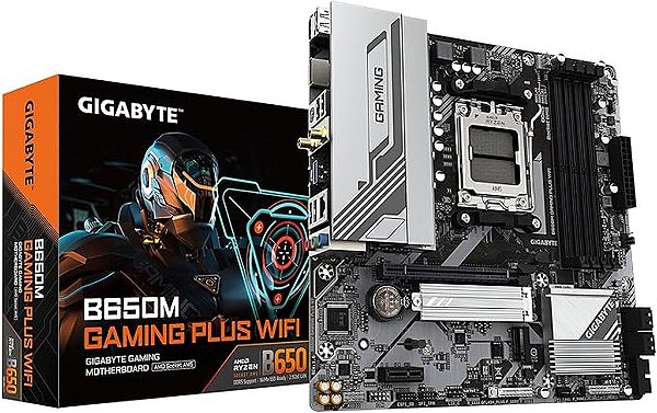 Placa Mãe Gigabyte B650M Gaming Plus Wifi DDR5 Micro ATX