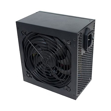Fonte Bluecase 500w ATX PS/2 Bivolt C/Cabo S/Caixa Preto