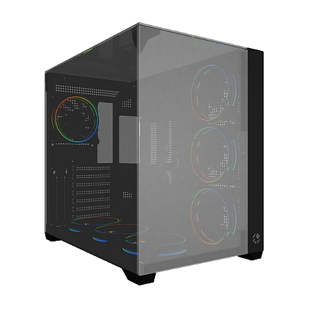 Gabinete Gamer BG-059 RGB Grand Vegas Preto