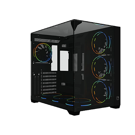 Gabinete Gamer BG-058GRB Grand Tokyo Preto